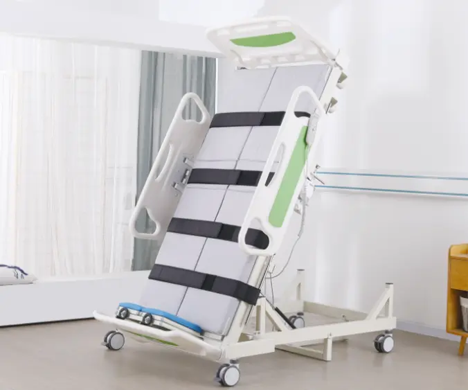Electric medical tilt table for rehabilitation